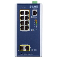 Kapcsoló Planet IGS-4215-4P4T2S 8x 1Gb 2x SFP 144 W PoE+