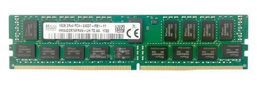 RAM memória 1x 16GB Hynix ECC REGISTERED DDR4 2Rx4 2400MHz PC4-19200 RDIMM | HMA42GR7AFR4N-UH