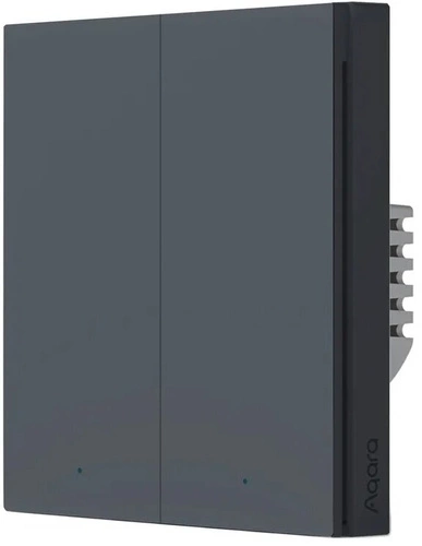 Intelligens kapcsoló Aqara Smart Wall Switch H1 EU (With Neutral) Gray | WS-EUK04-G