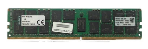 RAM memória 1x 16GB Kingston ECC REGISTERED DDR4  2133MHz PC4-17000 RDIMM | KTD-PE421/16G