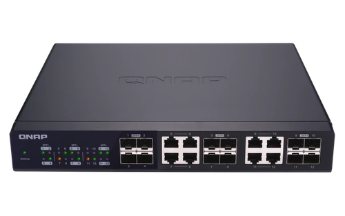 Kapcsoló QNAP QSW-1208-8C 8x RJ45/SFP+ Combo Ports 4x SFP+