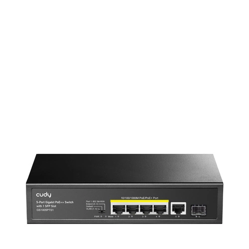 Kapcsoló Cudy GS1005PTS1 5x 1Gb 120 W PoE+