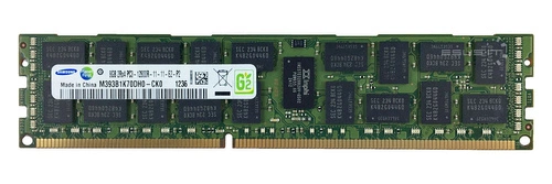 RAM memória 1x 8GB Samsung ECC REGISTERED DDR3  1600MHz PC3-12800 RDIMM | M393B1K70DH0-CK0