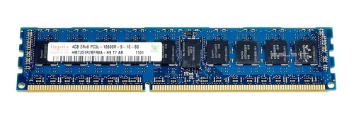 RAM memória 1x 4GB Hynix ECC REGISTERED DDR3  1333MHz PC3-10600 RDIMM | HMT351R7BFR8A-H9