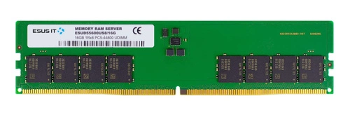 RAM memória 1x 16 GB ESUS IT NON-ECC UNBUFFERED DDR5 5600MHz PC5-44800 UDIMM | ESUD55600US8/16G