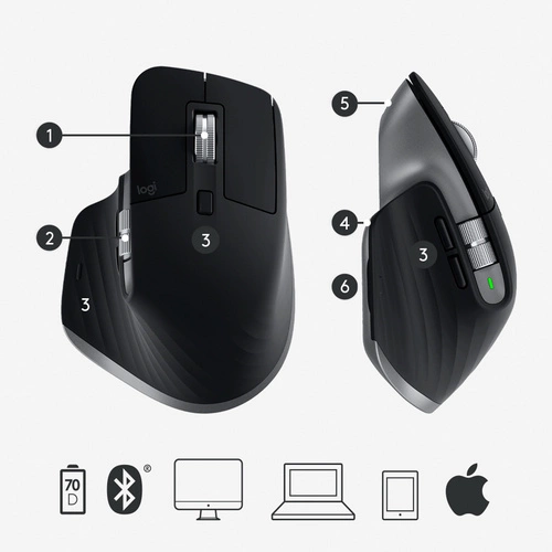 Vezeték nélküli egér Logitech MX Master 3 f/ Mac 910-005696