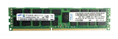 RAM memória 1x 8GB Samsung ECC REGISTERED DDR3  1333MHz PC3-10600 RDIMM | M393B1K70CH0-YH9