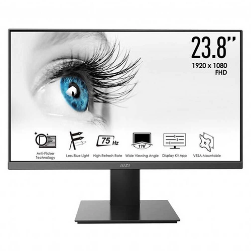Monitor 23.8" MSI PRO MP241X 1920 x 1080 Full HD 60Hz képernyőmátrix IPS