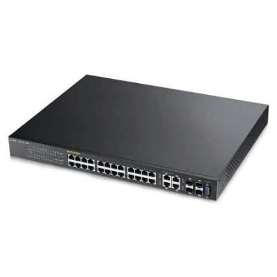 Kapcsoló Zyxel GS2210-24HP-EU0101F 24x RJ-45 10/100/1000 Mbps 4x RJ-45/SFP 375 W PoE+