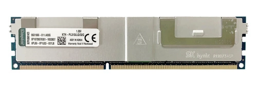 RAM memória 1x 32GB Kingston ECC LOAD REDUCED DDR3  1333MHz PC3-10600 LRDIMM | KTH-PL313LLQ/32G