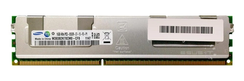 RAM memória 1x 16GB Samsung ECC REGISTERED DDR3  1066MHz PC3-8500 RDIMM | M393B2K70CM0-CF8