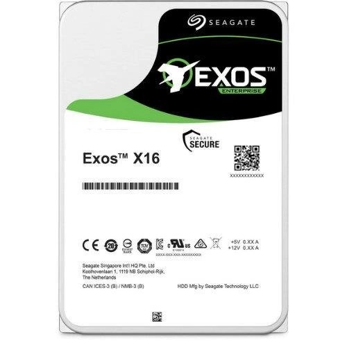Merevlemez Seagate Exos X16 3.5'' HDD 14TB 7200RPM SATA 6Gb/s 256MB | ST14000NM001G