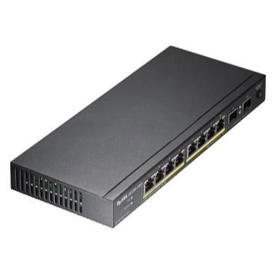 Kapcsoló Zyxel GS1100-10HP-EU0101F 8x 10/100/1000 2x SFP 240 W PoE+