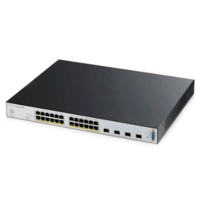 Kapcsoló Zyxel NSW200-28P-EU0101F 24x RJ-45 10/100/1000 Mbps 4x SFP+ 375 W PoE+