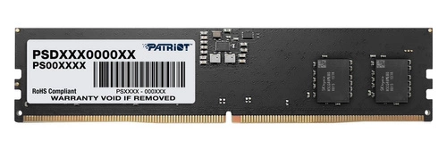 RAM memória 1x 32 GB Patriot NON-ECC UNBUFFERED DDR5 4800MHz PC5-38400 UDIMM | PSD532G48002