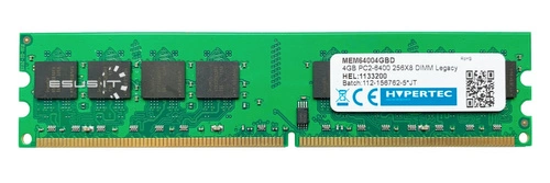 RAM memória 1x 4GB HYPERTEC NON-ECC UNBUFFERED DDR2 800MHz PC2-6400 UDIMM | MEM64004GBD