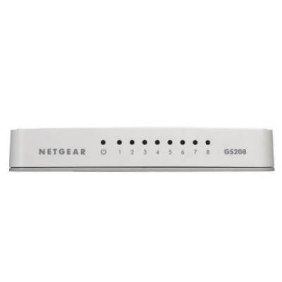 Kapcsoló Netgear GS208-100PES 8x 10/100/1000  