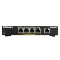 Kapcsoló Netgear GS305P-100PES | 128 kB | 10 Gb/s | 5x Ethernet Port