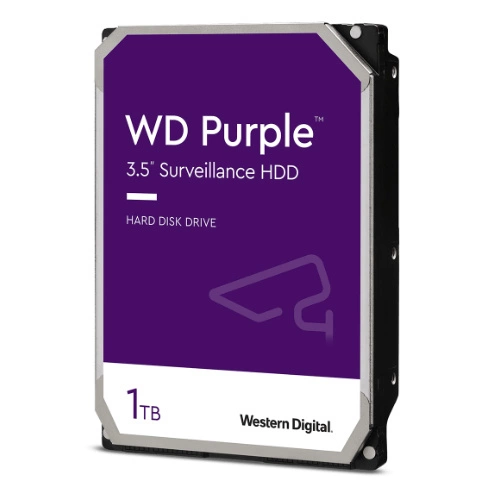 Merevlemez Western Digital  PURPLE 3.5'' HDD 1TB 5400RPM SATA 6Gb/s 64MB | WD11PURZ