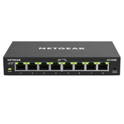 Kapcsoló Netgear GS308E-100PES 8x 10/100/1000  