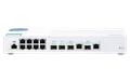 Kapcsoló QNAP QSW-M408-2C 8x 1Gb 2x SFP+ 2x RJ-45/SFP+