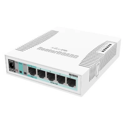 Kapcsoló Mikrotik CSS106-5G-1S 5x 10/100/1000 RB260GS