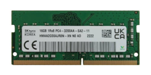 RAM memória 1x 16GB Hynix DDR4 1Rx8 3200MHz PC4-25600 SO-DIMM  | HMAA2GS6CJR8N-XN