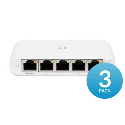Kapcsoló Ubiquiti USW-FLEX-MINI-3 5x 10/100/1000