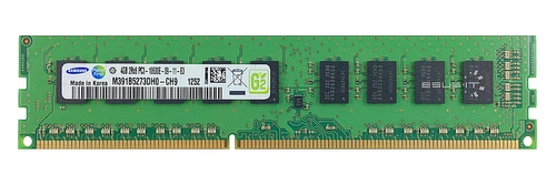RAM memória 1x 4GB Samsung ECC UNBUFFERED DDR3  1333MHz PC3-10600 UDIMM | M391B5273DH0-CH9