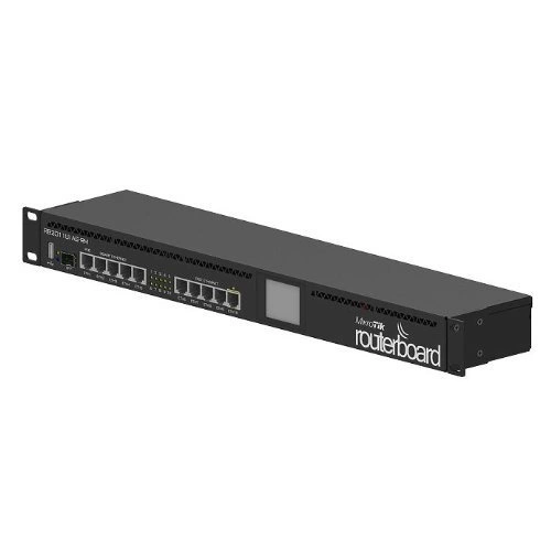 Routerek Mikrotik RB2011UiAS-RM 5x RJ-45 10/100 Mb/s 5x RJ-45 10/100/1000 Mb/s 1x SFP Port