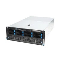 Szerver Platform ASUS 4U ESC8000A-E12-SKU3/10G/3kW(2+2)/1PCIe/2NVMe/OCP 90SF02H3-M000P0 AMD x 2 DDR5 x 24 9 x 2.5" SATA/NVME PSU 2+2