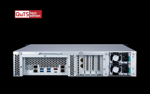 NAS-kiszolgáló QNAP TS-h1277XU-RP-3700X-128G 12x SSD | HDD SATA 128GB RAM
