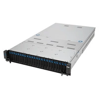 Szerver Platform ASUS 2U RS720A-E12-RS24/10G/2.6kW/16NVMe 90SF02E1-M00710 AMD x 2 DDR5 x 24 24 x 2.5" SATA/SAS/NVME PSU 1+1