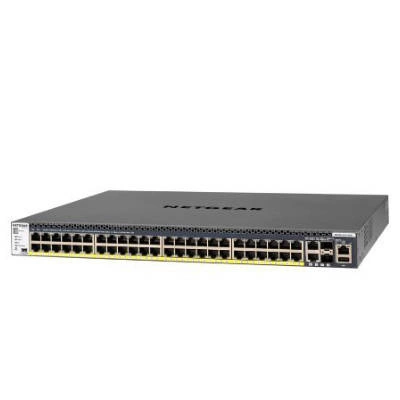 Kapcsoló Netgear GSM4352PB-100NES 48x 10/100/1000 | 2x10/100/1000/10000 2x SFP+ 591 W PoE+