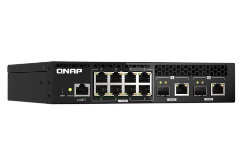 Kapcsoló QNAP QSW-M2108R-2C 8x 2.5Gb 2x RJ-45/SFP+