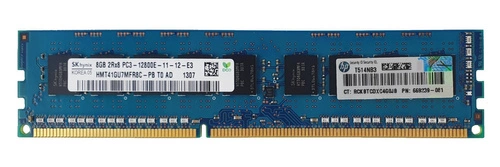RAM memória 1x 8GB Hynix ECC UNBUFFERED DDR3  1600MHz PC3-12800 UDIMM | HMT41GU7MFR8C-PB