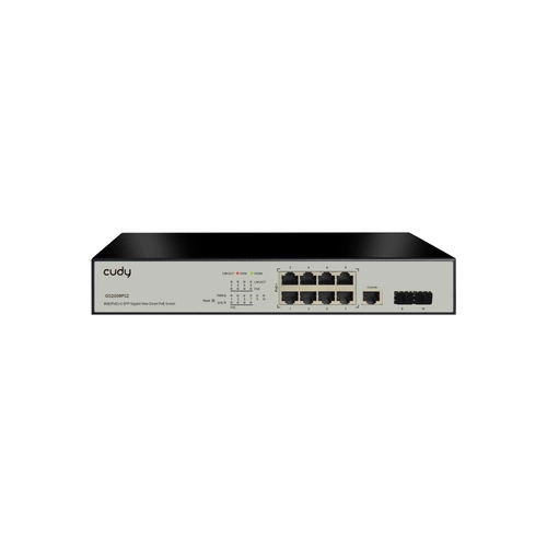 Kapcsoló Cudy 8x 1Gb 2x SFP 130 W PoE+