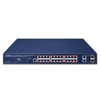 Kapcsoló Planet GS-4210-24HP2C 24x 1Gb 2x RJ-45/SFP 515 W PoE++