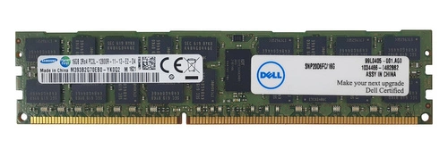 RAM memória 1x 16GB Samsung ECC REGISTERED DDR3  1600MHz PC3-12800 RDIMM | M393B2G70EB0-YK0