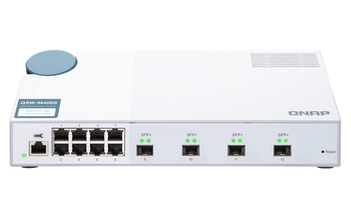 Kapcsoló QNAP QSW-M408S 8x 1Gb 4x SFP+