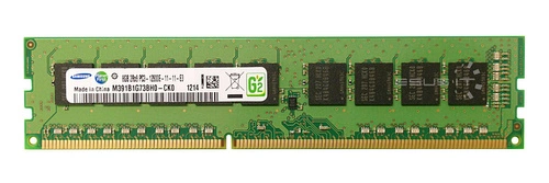 RAM memória 1x 8GB Samsung ECC UNBUFFERED DDR3 2Rx8 1600MHz PC3-12800 UDIMM | M391B1G73BH0-CK0