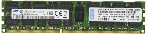 RAM memória 1x 16GB IBM ThinkServer & System X DDR3 1333MHz ECC REGISTERED DIMM | 00D4968 