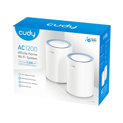 Hozzáférési Pont Cudy M1200(2-PACK) 2.4 GHz | 5 GHz 867 Mbps 802.11 a/b/g/n/ac