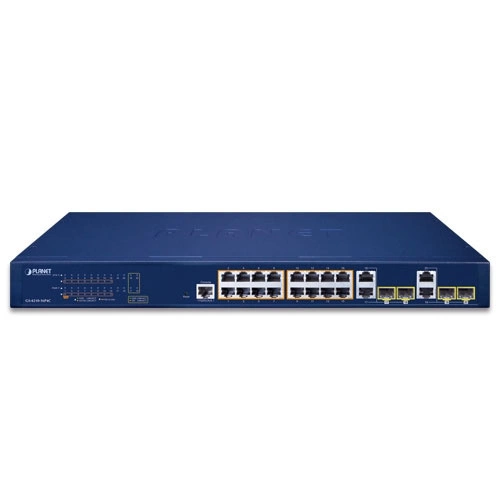 Kapcsoló Planet GS-4210-16P4C 16x 1Gb 4x RJ-45/SFP 240 W PoE+