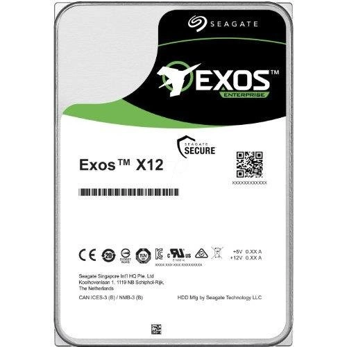 Merevlemez Seagate Exos X12 3.5'' HDD 12TB 7200RPM SAS 12Gb/s 256MB | ST12000NM0027