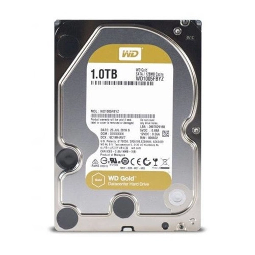 Merevlemez Western Digital GOLD 3.5'' HDD 1TB 7200RPM SATA 6Gb/s 128MB | WD1005FBYZ