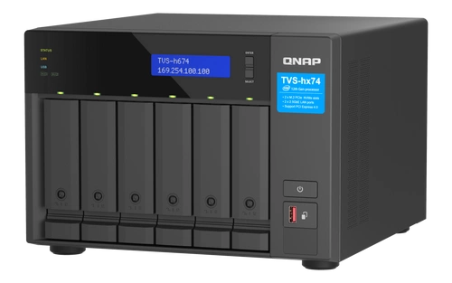 NAS-kiszolgáló QNAP TVS-h674-i5-32G 6x SSD | HDD SATA 32GB RAM
