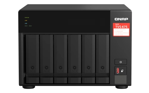 NAS-kiszolgáló QNAP TVS-675-8G 6x SSD | HDD SATA 8GB RAM