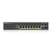 Kapcsoló Zyxel GS2220-10HP-EU0101F 8x 1Gb 2x RJ-45/SFP combo ports 180W PoE+