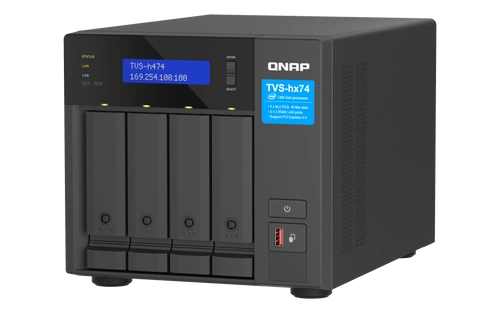NAS-kiszolgáló QNAP TVS-h474-PT-8G 4x SSD | HDD SATA 8GB RAM